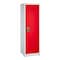 Adiroffice 1-Tier 3-Shelf Steel Free Standing Storage Locker Cabinet for Home, School in Red ADI629-01-RED-MK - alternate 1